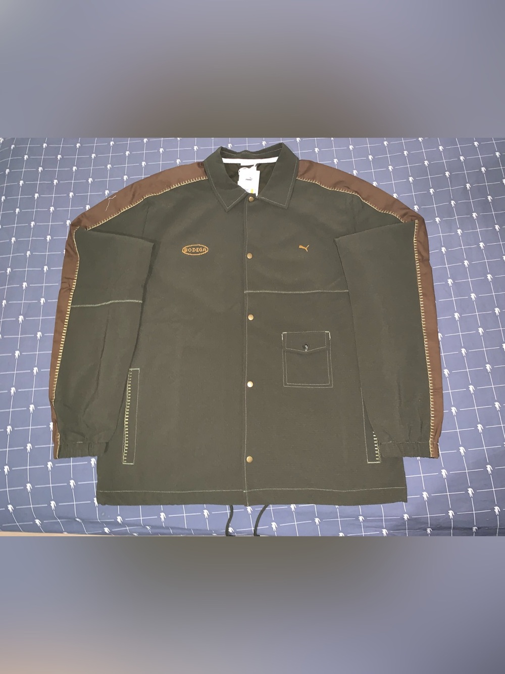 Puma x Bodega T7 Coach Jacket 63348370 Size: Small